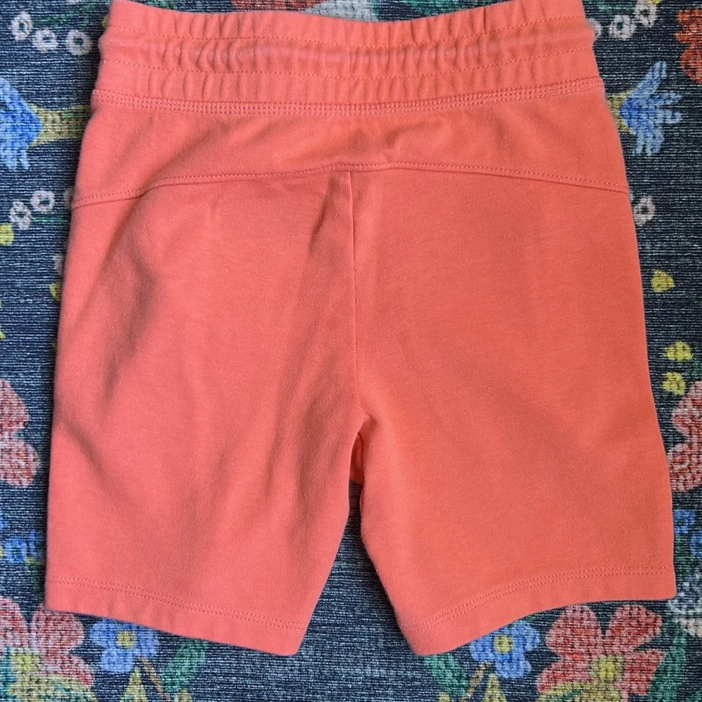 Gap Fit Boys Orange Tech Sweat Shorts, Size Small (6-7)